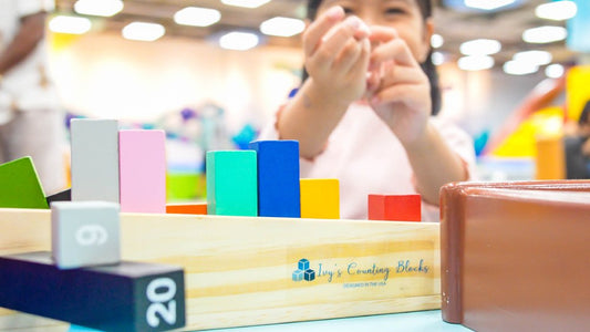 Introducing Thriving Ivy's Colorful Counting Blocks: A Fun Learning Tool for Kids